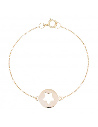 Bracelet enfant "Petite étoile" Or Jaune 375/1000