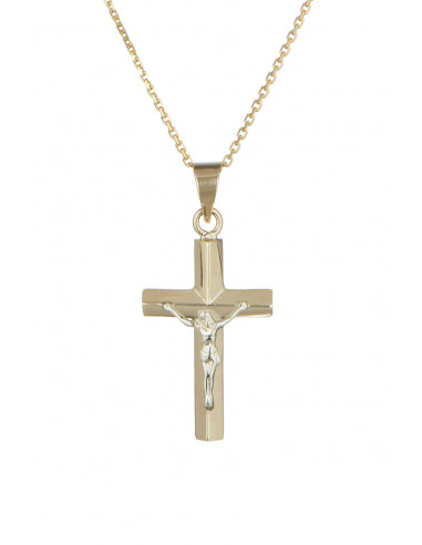 Pendentif "Croix de Jésus" Or Jaune 375/1000
